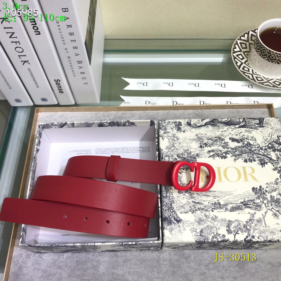 Dior Belts 3.0 Width 023